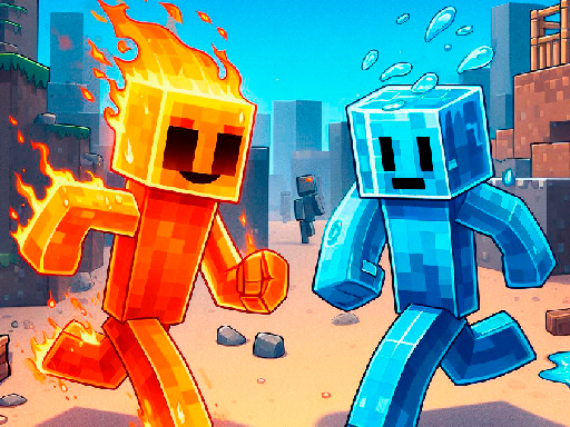Fire and Water Stickman gameplay preview