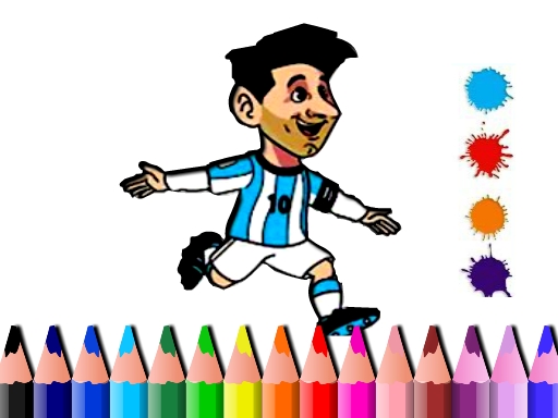 BTS Messi Coloring Book gameplay preview