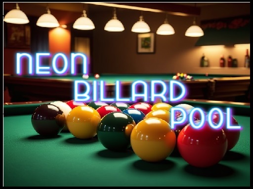 Neon Billard Pool gameplay preview