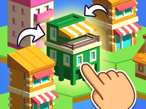 Crafty Town Merge City gameplay preview