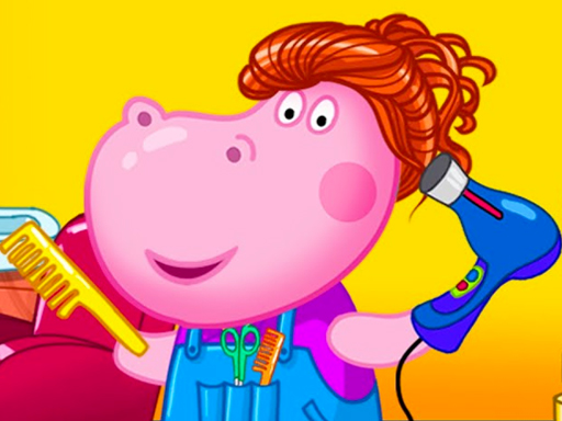 Hippo Hair Salon gameplay preview